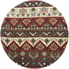 Surya Dream DST-381 Burgundy Area Rug 8' Round