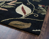 Rizzy Destiny DT0920 Black Area Rug Corner Shot