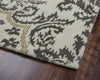 Rizzy Destiny DT5070 Taupe/Tan Area Rug Corner Shot
