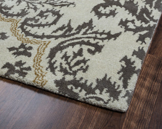 Rizzy Destiny DT5070 Taupe/Tan Area Rug Corner Shot