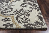 Rizzy Destiny DT5070 Taupe/Tan Area Rug Edge Shot