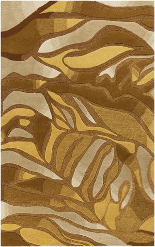 Surya Destinations DTN-51 Gold Area Rug by Malene B 5' x 8'