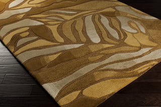 Surya Destinations DTN-51 Gold Hand Tufted Area Rug by Malene B 5x8 Corner