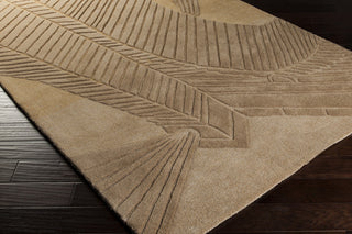 Surya Destinations DTN-58 Olive Hand Tufted Area Rug by Malene B 5x8 Corner