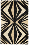 Surya Destinations DTN-65 Black Area Rug by Malene B 2' x 3'