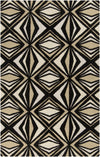 Surya Destinations DTN-65 Black Area Rug by Malene B main image