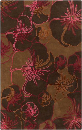 Surya Destinations DTN-69 Rust Area Rug by Malene B 5' x 8'