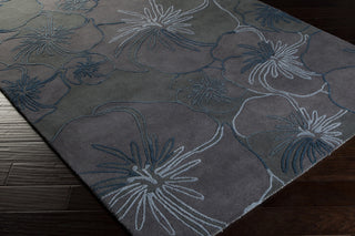 Surya Destinations DTN-70 Teal Hand Tufted Area Rug by Malene B 5x8 Corner