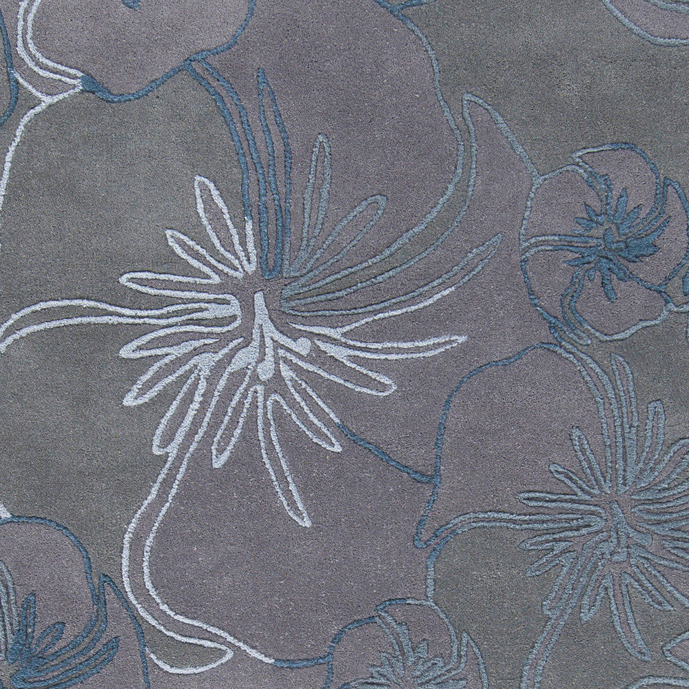 Surya Destinations DTN-70 Teal Hand Tufted Area Rug by Malene B Sample Swatch