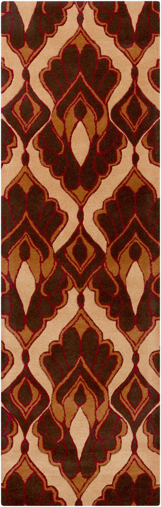 Surya Destinations DTN-71 Cherry Area Rug by Malene B 2'6'' x 8' Runner