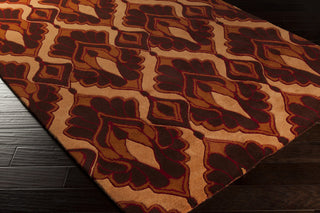 Surya Destinations DTN-71 Cherry Hand Tufted Area Rug by Malene B 5x8 Corner
