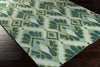 Surya Destinations DTN-73 Teal Hand Tufted Area Rug by Malene B 5x8 Corner