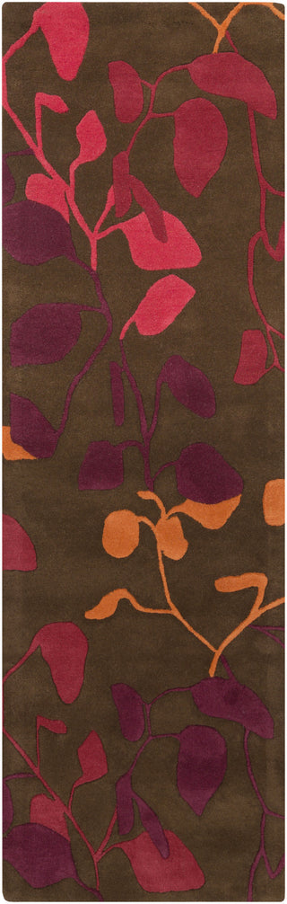 Surya Destinations DTN-74 Cherry Area Rug by Malene B 2'6'' x 8' Runner