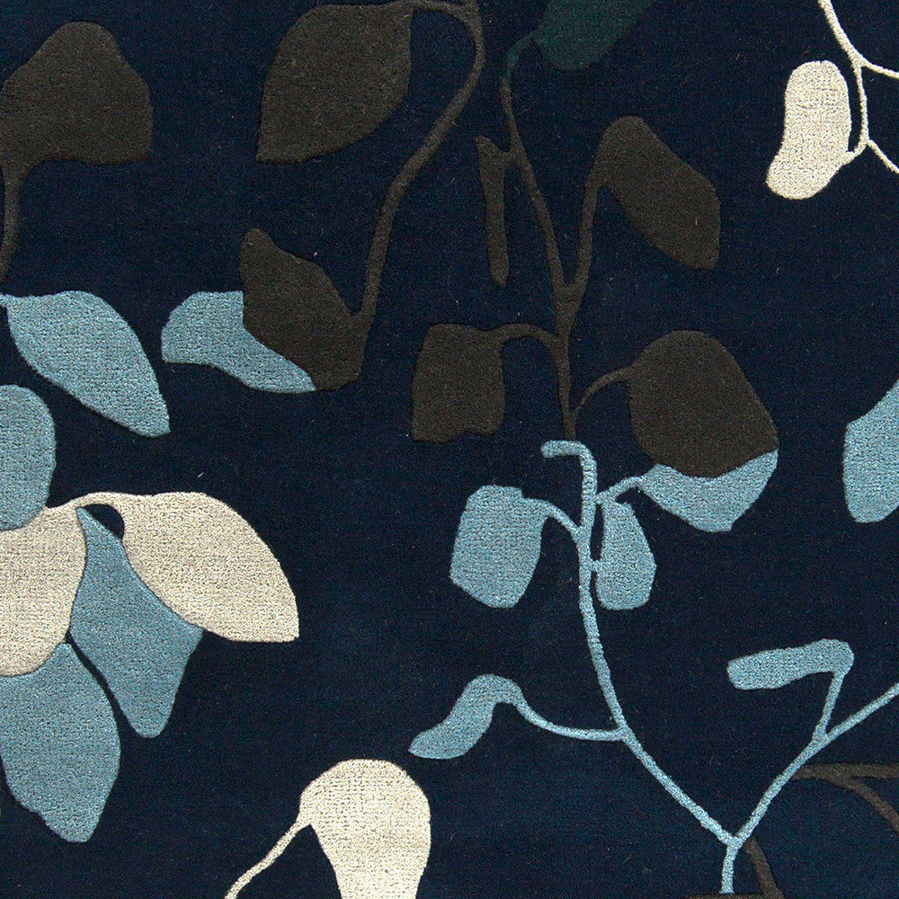 Surya Destinations DTN-75 Navy Hand Tufted Area Rug by Malene B Sample Swatch