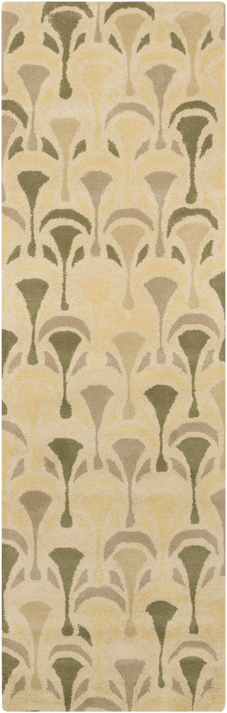 Surya Destinations DTN-78 Beige Area Rug by Malene B 2'6'' x 8' Runner