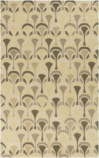 Surya Destinations DTN-78 Beige Area Rug by Malene B 5' x 8'