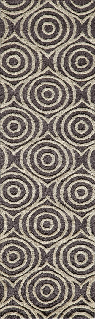 Momeni Dunes DUN-4 Charcoal Area Rug Closeup