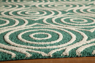 Momeni Dunes DUN-4 Teal Area Rug Corner Shot