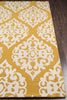 Momeni Dunes DUN-5 Gold Area Rug Corner Shot
