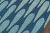 Momeni Dunes DUN-7 Blue Area Rug Closeup