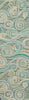 Momeni Dunes DUN-8 Light Blue Area Rug Closeup