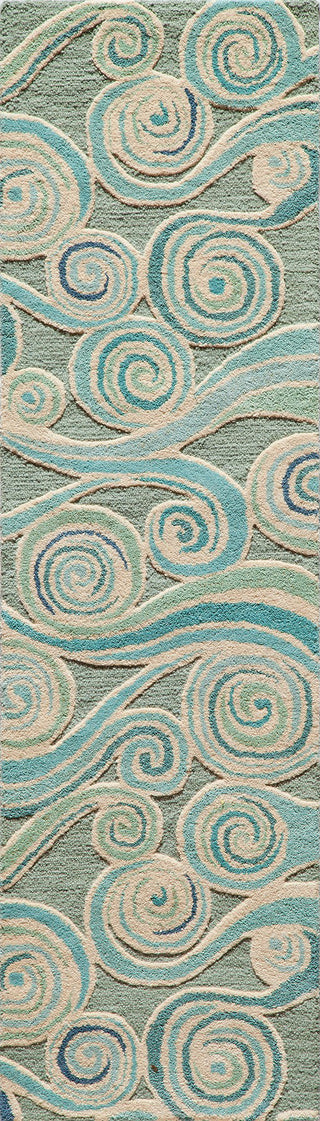 Momeni Dunes DUN-8 Light Blue Area Rug