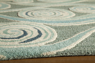 Momeni Dunes DUN-8 Light Blue Area Rug Closeup