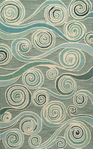 Momeni Dunes DUN-8 Light Blue Area Rug 