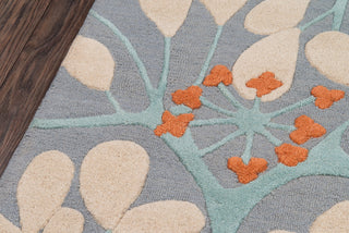 Momeni Dunes DUN10 Blue Area Rug Close Up