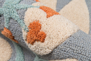 Momeni Dunes DUN10 Blue Area Rug Detail Shot