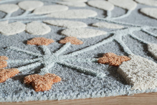 Momeni Dunes DUN10 Blue Area Rug Closeup