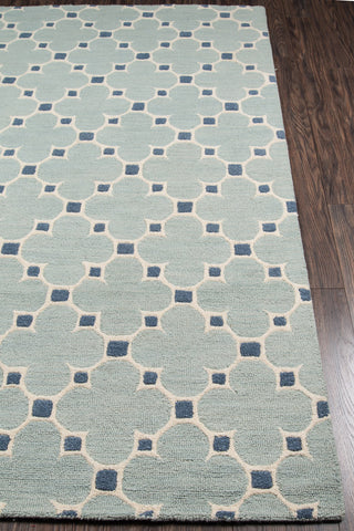 Momeni Dunes DUN11 Blue Area Rug Corner Shot