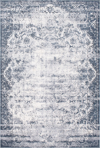 Surya Durham DUR-1011 Medium Gray White Charcoal Black Area Rug main image