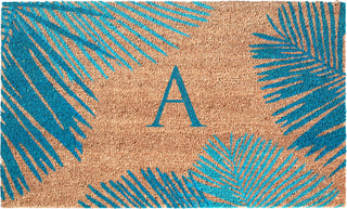 Trans Ocean Dwell 9003/03A Palm Border Blue by Liora Manne