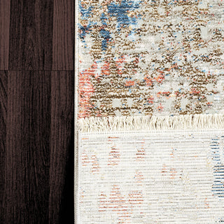 Dynamic Rugs Alea 1802 Taupe/Multi Area Rug Detail Image