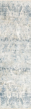 Dynamic Rugs Alea 1803 Taupe/Blue Area Rug Finished Runner Image