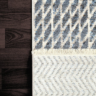 Dynamic Rugs Alea 1808 Taupe/Blue Area Rug