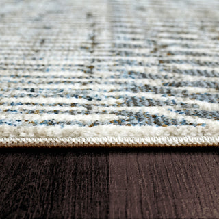 Dynamic Rugs Alea 1808 Taupe/Blue Area Rug