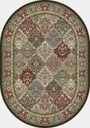 Dynamic Rugs Ancient Garden 57008 Multi Area Rug Oval Image