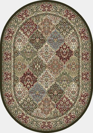 Dynamic Rugs Ancient Garden 57008 Multi Area Rug Oval Image