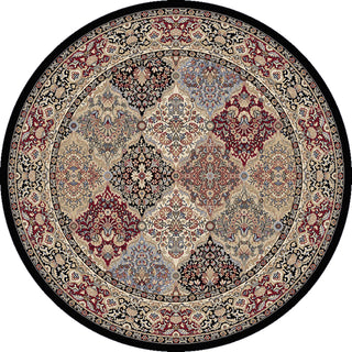 Dynamic Rugs Ancient Garden 57008 Multi Area Rug Round Image