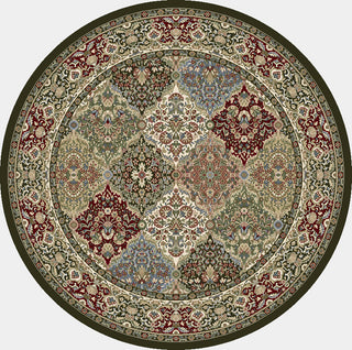 Dynamic Rugs Ancient Garden 57008 Multi Area Rug Round Image