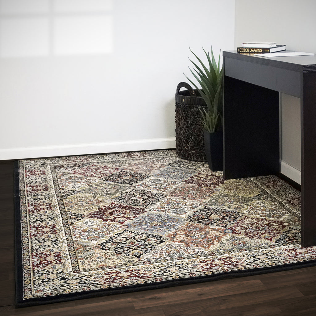 Dynamic Rugs Ancient Garden 57008 Multi Area Rug Lifestyle Image Feature