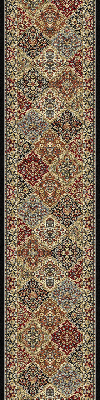 Dynamic Rugs Ancient Garden 57008 Multi Area Rug Roll Runner Image