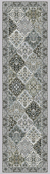 Dynamic Rugs Ancient Garden 57008 Cream/Grey Area Rug Finished Runner Image