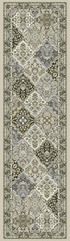 Dynamic Rugs Ancient Garden 57008 Cream/Grey Area Rug Finished Runner Image