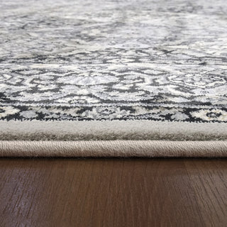 Dynamic Rugs Ancient Garden 57008 Cream/Grey Area Rug Detail Image