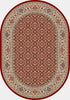 Dynamic Rugs Ancient Garden 57011 Red/Ivory Area Rug Oval Shot