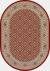 Dynamic Rugs Ancient Garden 57011 Red/Ivory Area Rug Oval Shot