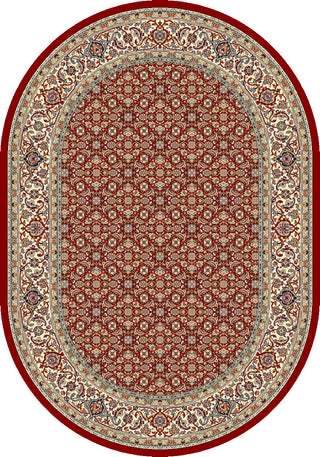 Dynamic Rugs Ancient Garden 57011 Red/Ivory Area Rug Oval Image